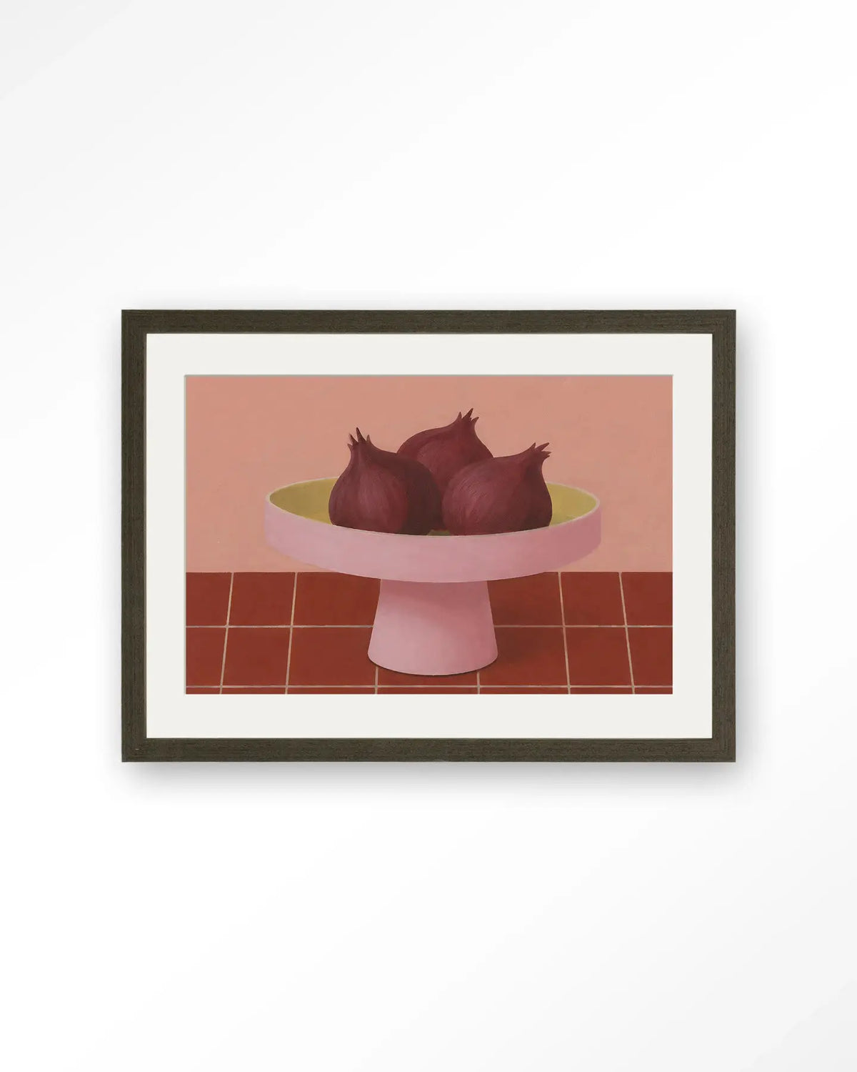 Onions In A Bowl - Moderne Wanddecoratie | Artprint, Glass Art & Wandkleed by Urban Cotton