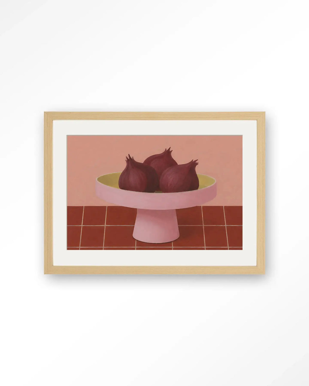 Onions In A Bowl - Moderne Wanddecoratie | Artprint, Glass Art & Wandkleed by Urban Cotton