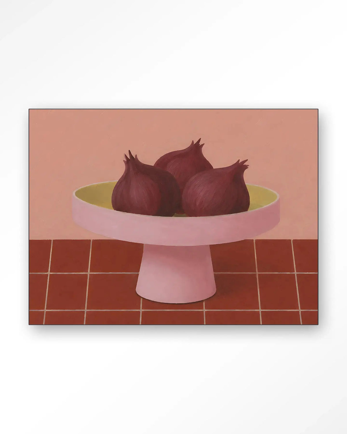 Onions In A Bowl - Moderne Wanddecoratie | Artprint, Glass Art & Wandkleed by Urban Cotton