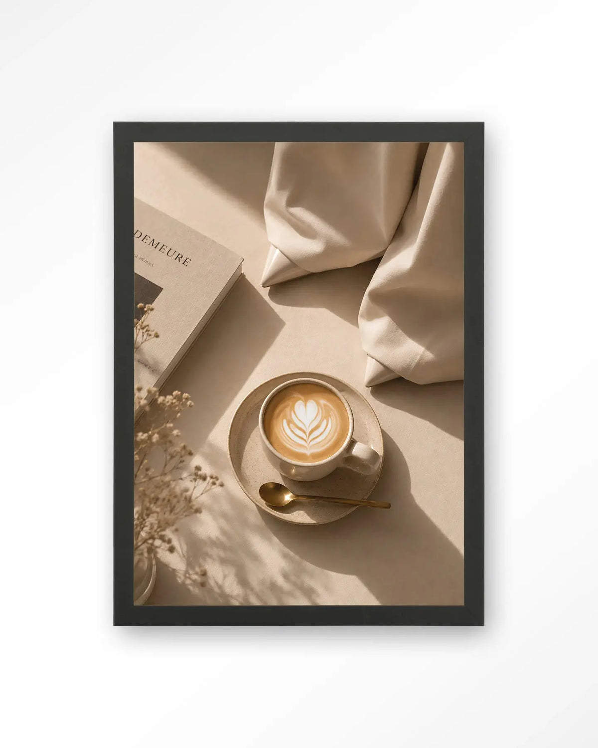 Coffee Time Creme - Moderne Wanddecoratie | Artprint, Glass Art & Wandkleed by Urban Cotton