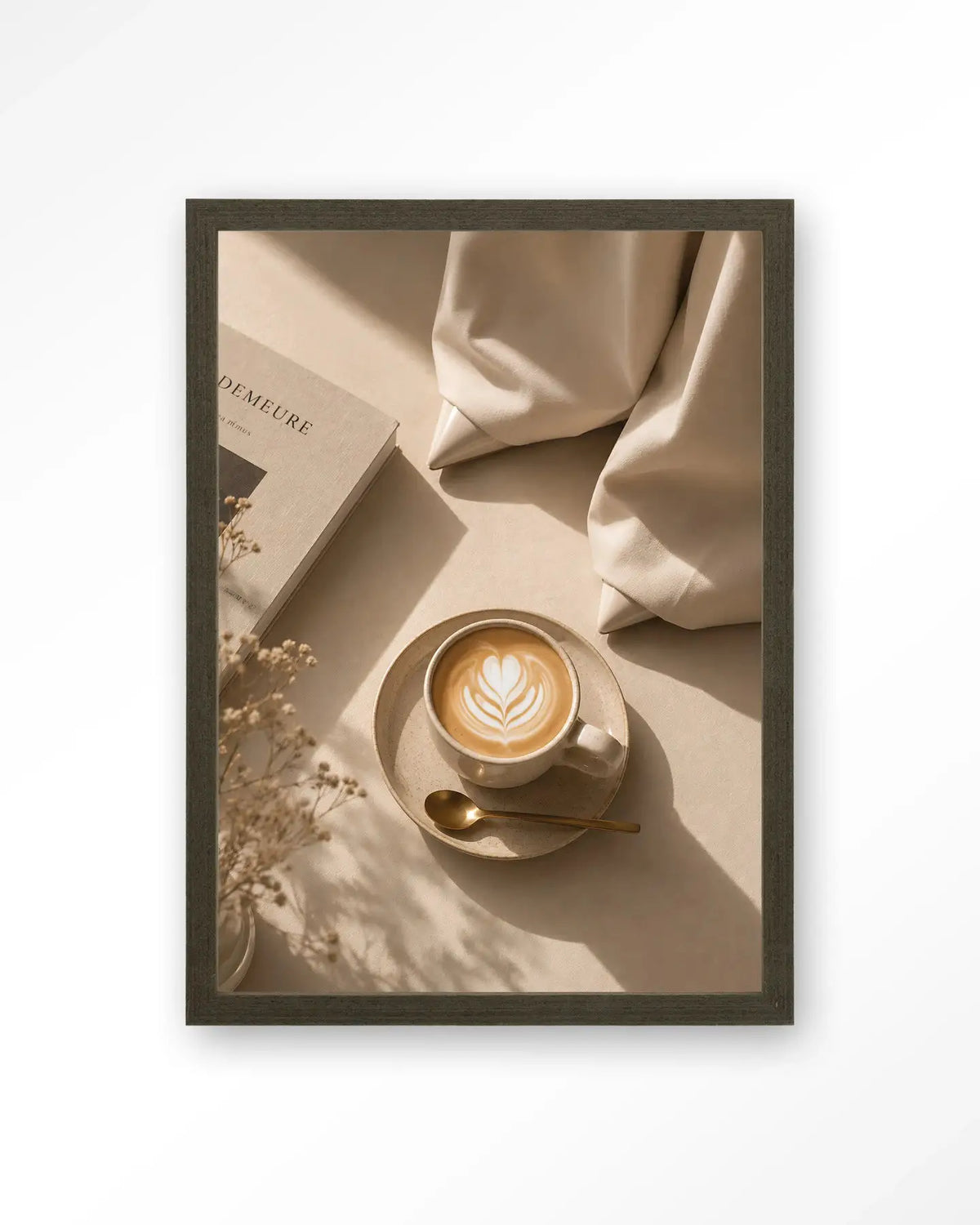 Coffee Time Creme - Moderne Wanddecoratie | Artprint, Glass Art & Wandkleed by Urban Cotton