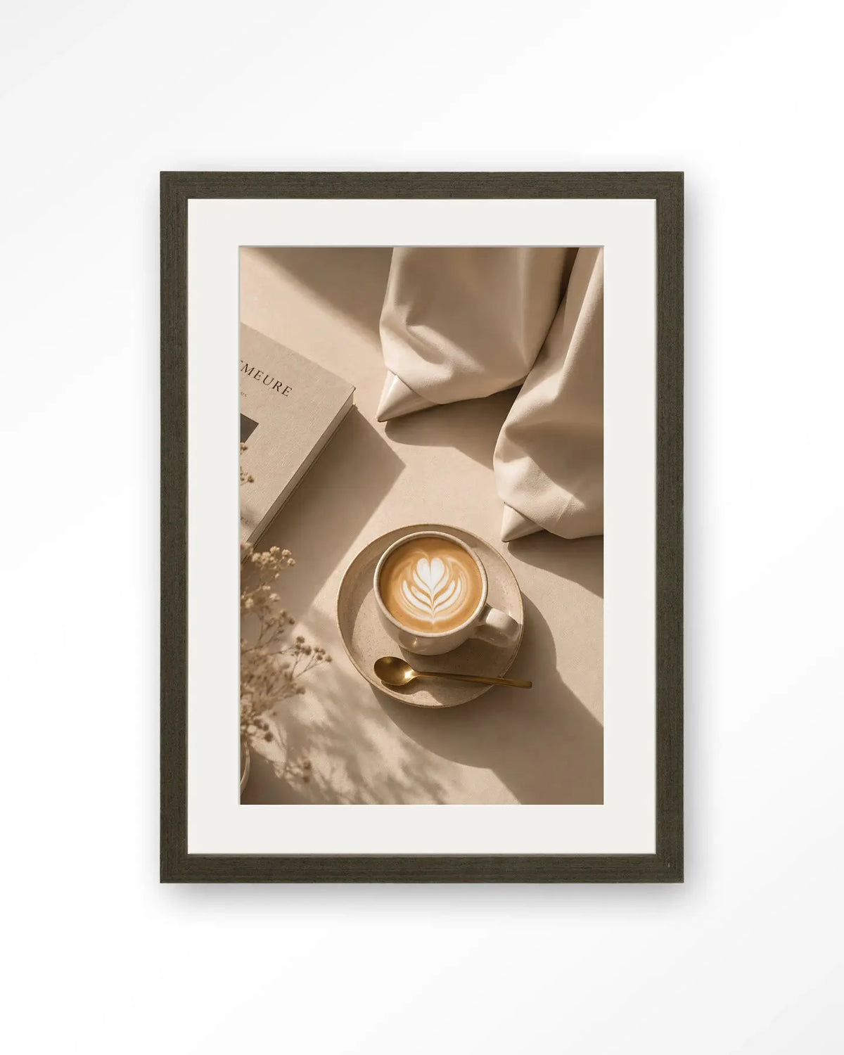 Coffee Time Creme - Moderne Wanddecoratie | Artprint, Glass Art & Wandkleed by Urban Cotton