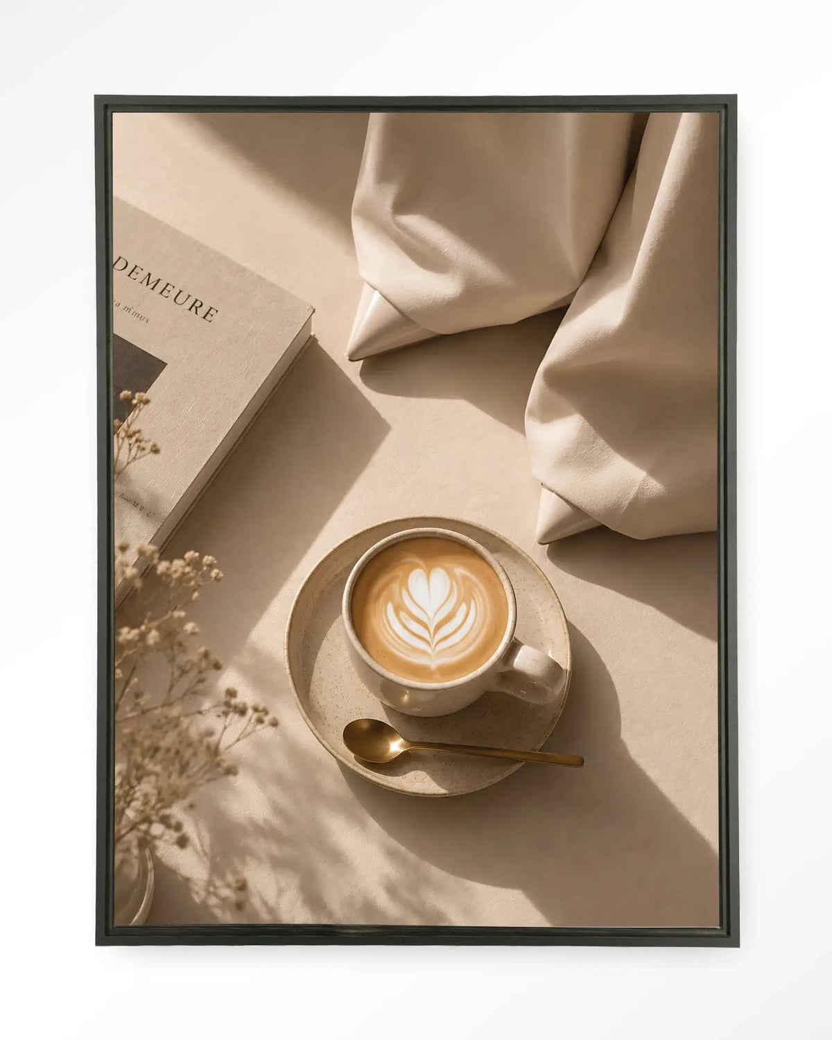 Coffee Time Creme - Moderne Wanddecoratie | Artprint, Glass Art & Wandkleed by Urban Cotton