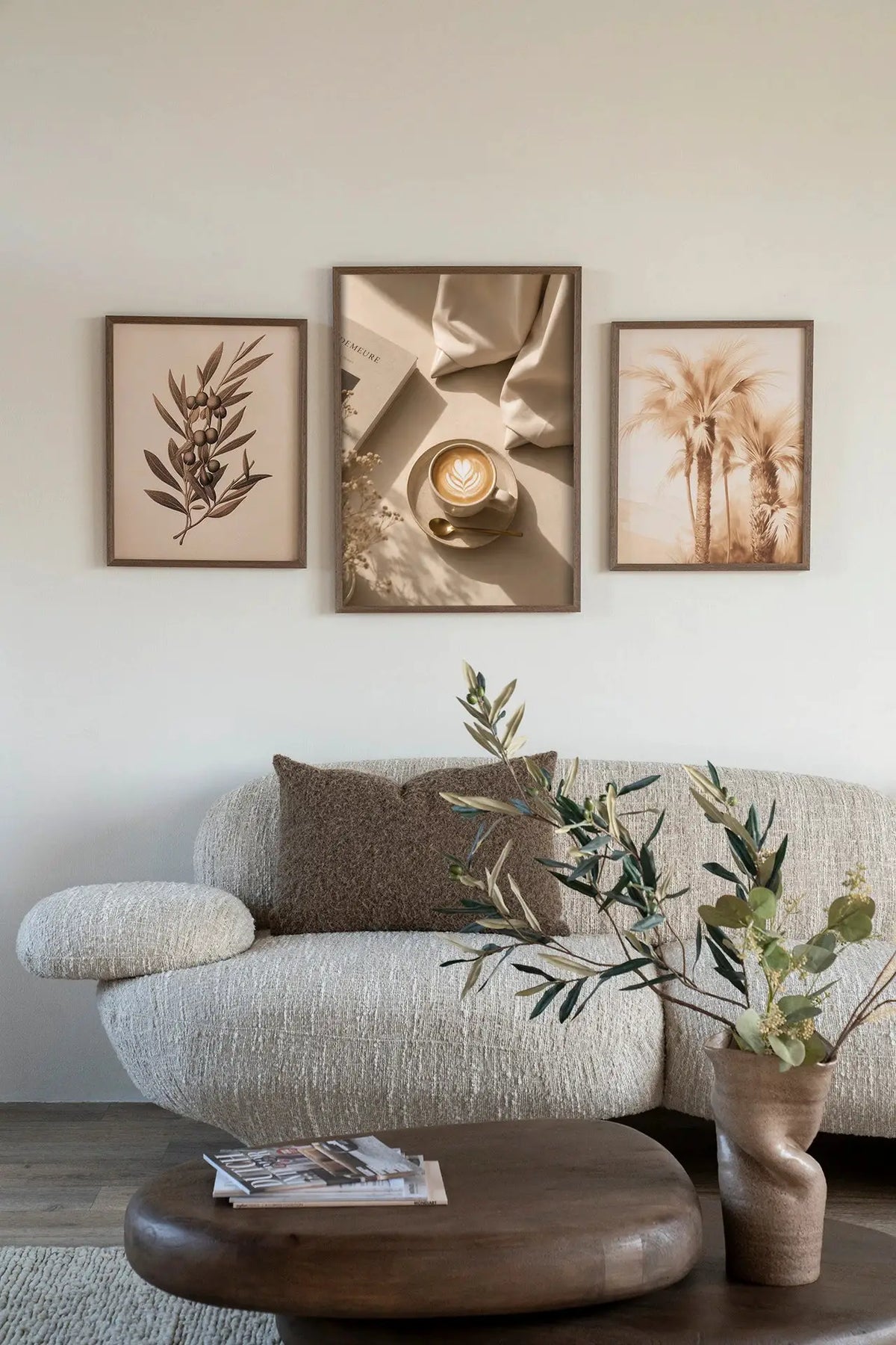 Coffee Time Creme - Moderne Wanddecoratie | Artprint, Glass Art & Wandkleed by Urban Cotton