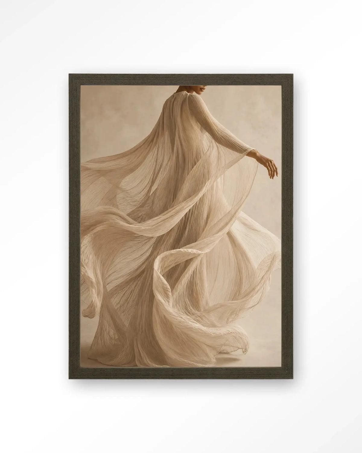 Flowing Beige - Moderne Wanddecoratie | Artprint, Glass Art & Wandkleed by Urban Cotton