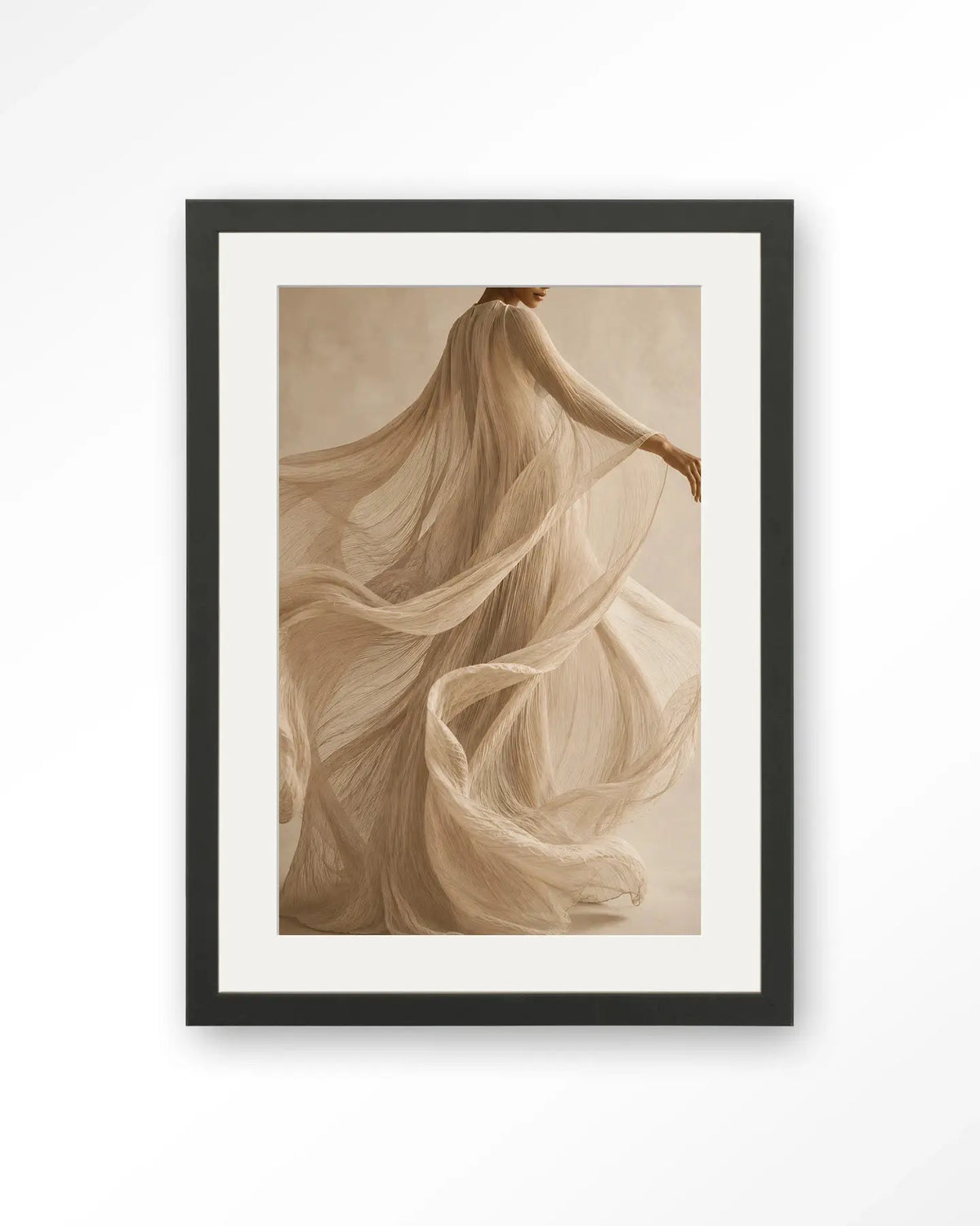 Flowing Beige - Moderne Wanddecoratie | Artprint, Glass Art & Wandkleed by Urban Cotton