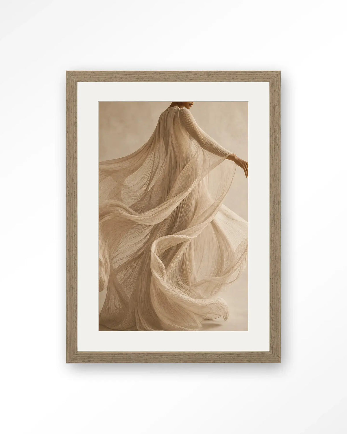 Flowing Beige - Moderne Wanddecoratie | Artprint, Glass Art & Wandkleed by Urban Cotton
