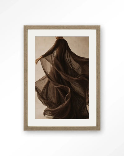 Flowing Brown - Moderne Wanddecoratie | Artprint, Glass Art & Wandkleed by Urban Cotton