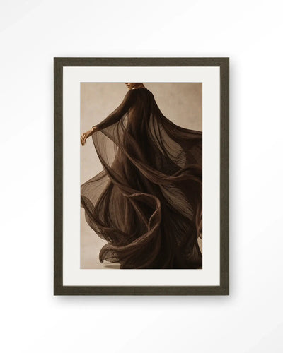 Flowing Brown - Moderne Wanddecoratie | Artprint, Glass Art & Wandkleed by Urban Cotton
