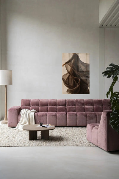Flowing Brown - Moderne Wanddecoratie | Artprint, Glass Art & Wandkleed by Urban Cotton