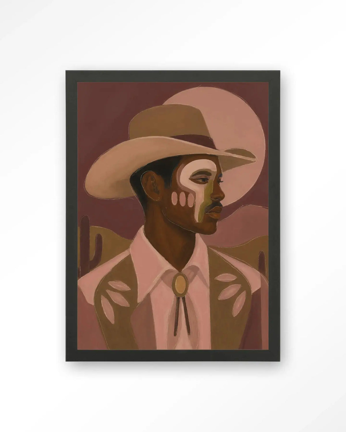 Western Night - Moderne Wanddecoratie | Artprint, Glass Art & Wandkleed by Urban Cotton