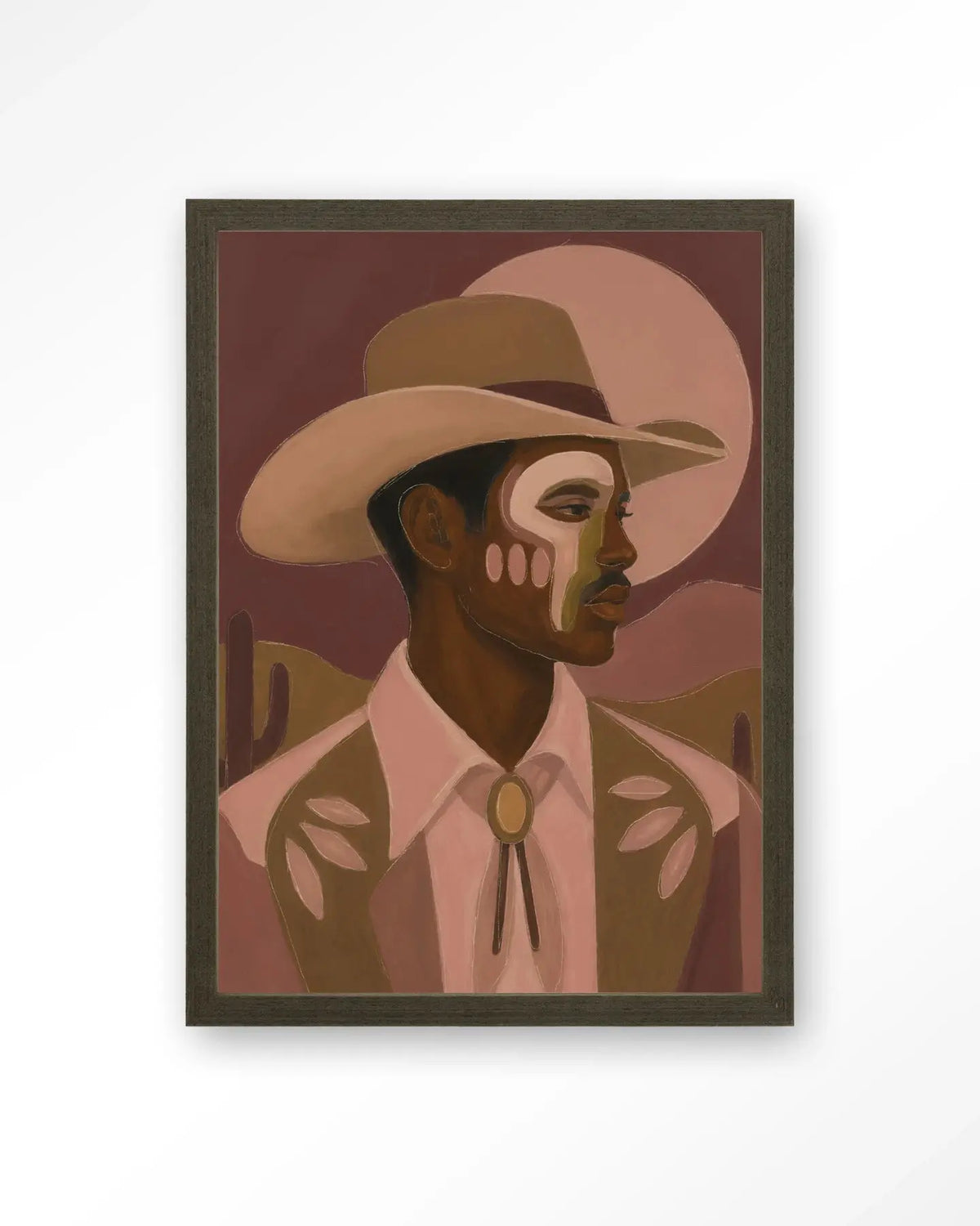 Western Night - Moderne Wanddecoratie | Artprint, Glass Art & Wandkleed by Urban Cotton