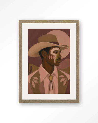Western Night - Moderne Wanddecoratie | Artprint, Glass Art & Wandkleed by Urban Cotton