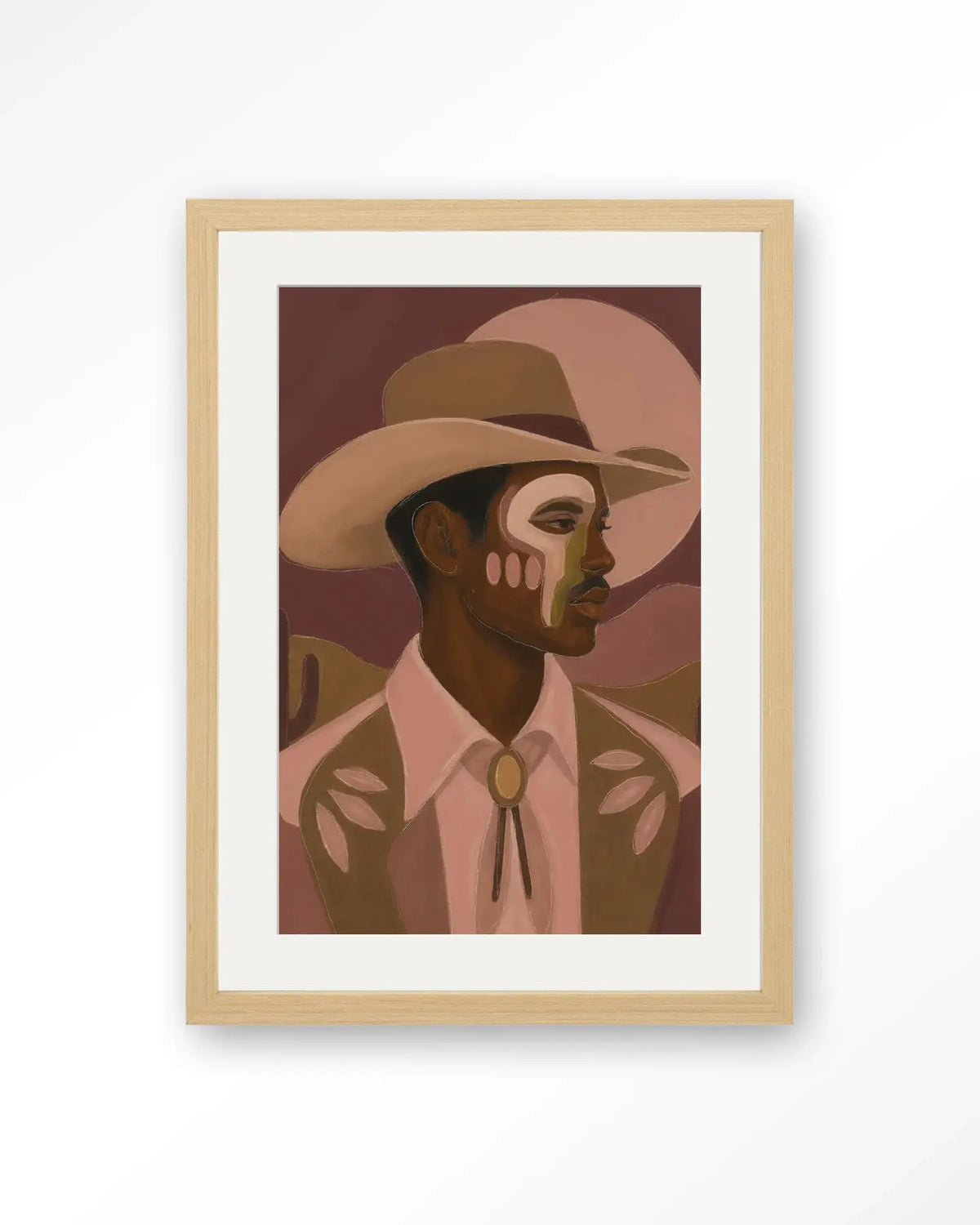 Western Night - Moderne Wanddecoratie | Artprint, Glass Art & Wandkleed by Urban Cotton