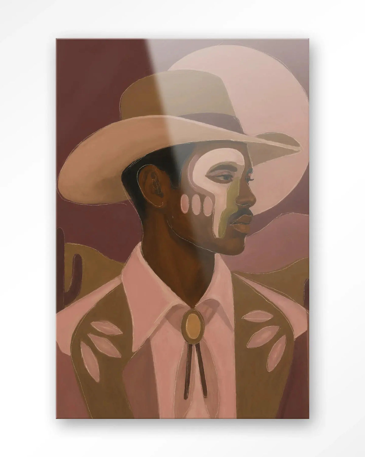 Western Night - Moderne Wanddecoratie | Artprint, Glass Art & Wandkleed by Urban Cotton