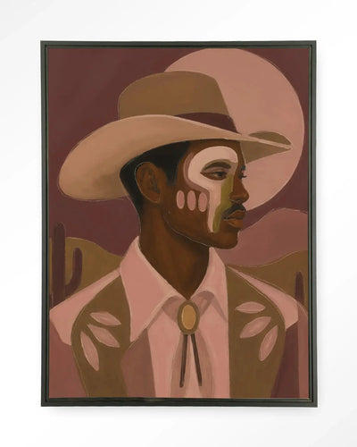 Western Night - Moderne Wanddecoratie | Artprint, Glass Art & Wandkleed by Urban Cotton