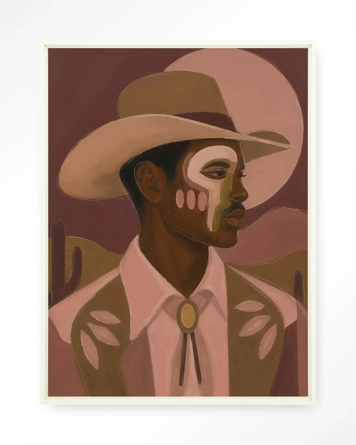 Western Night - Moderne Wanddecoratie | Artprint, Glass Art & Wandkleed by Urban Cotton