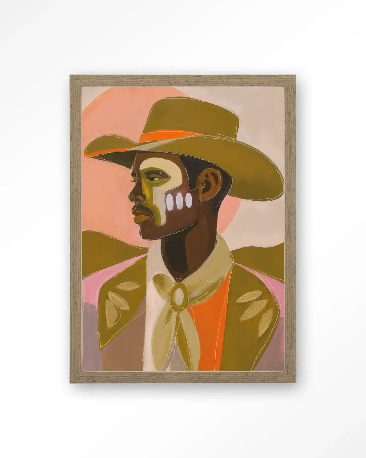Western Day - Moderne Wanddecoratie | Artprint, Glass Art & Wandkleed by Urban Cotton