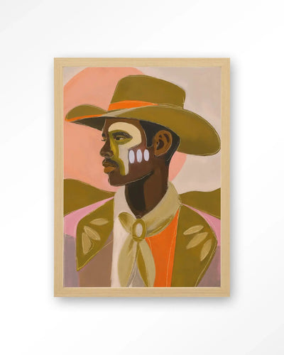 Western Day - Moderne Wanddecoratie | Artprint, Glass Art & Wandkleed by Urban Cotton