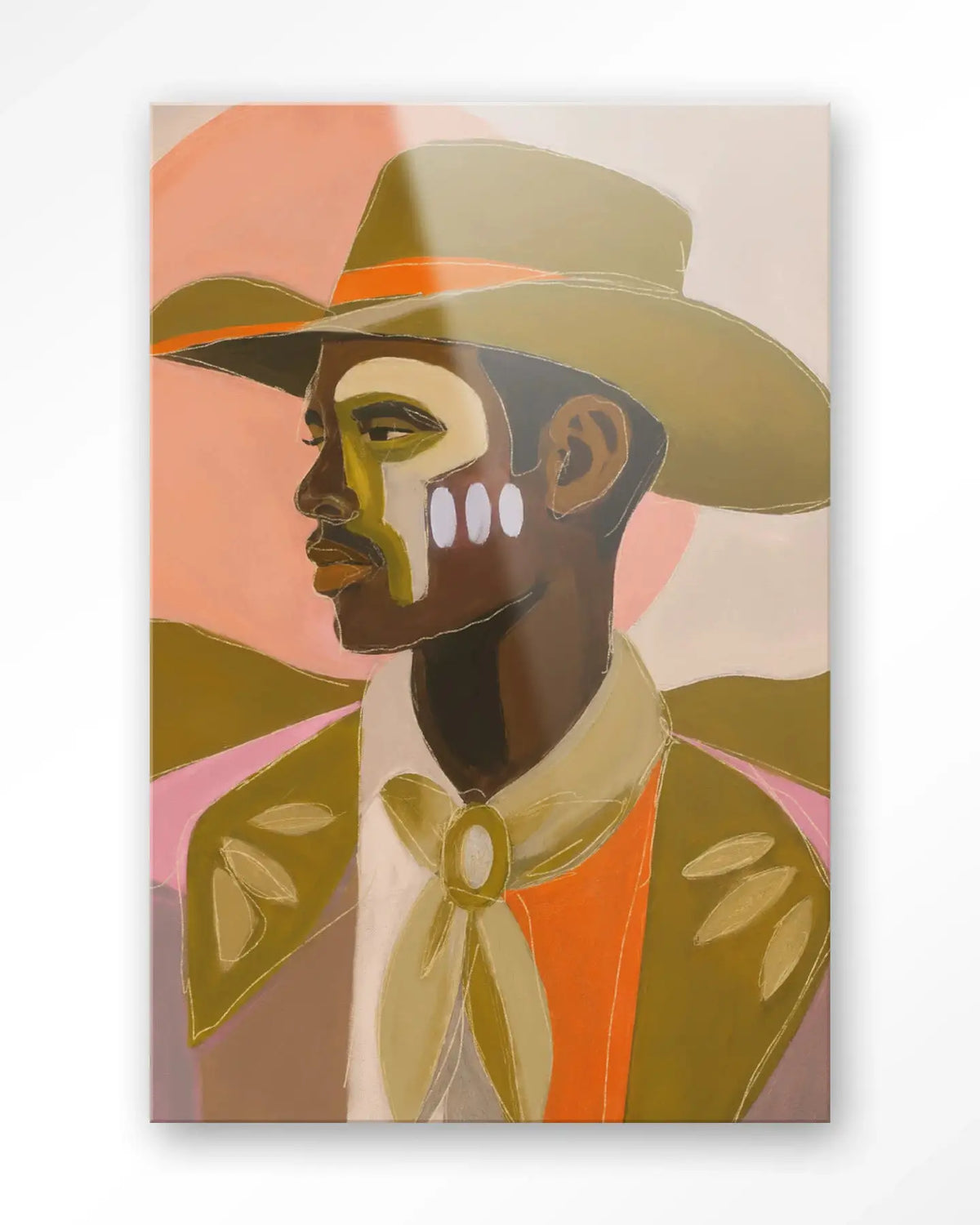 Western Day - Moderne Wanddecoratie | Artprint, Glass Art & Wandkleed by Urban Cotton