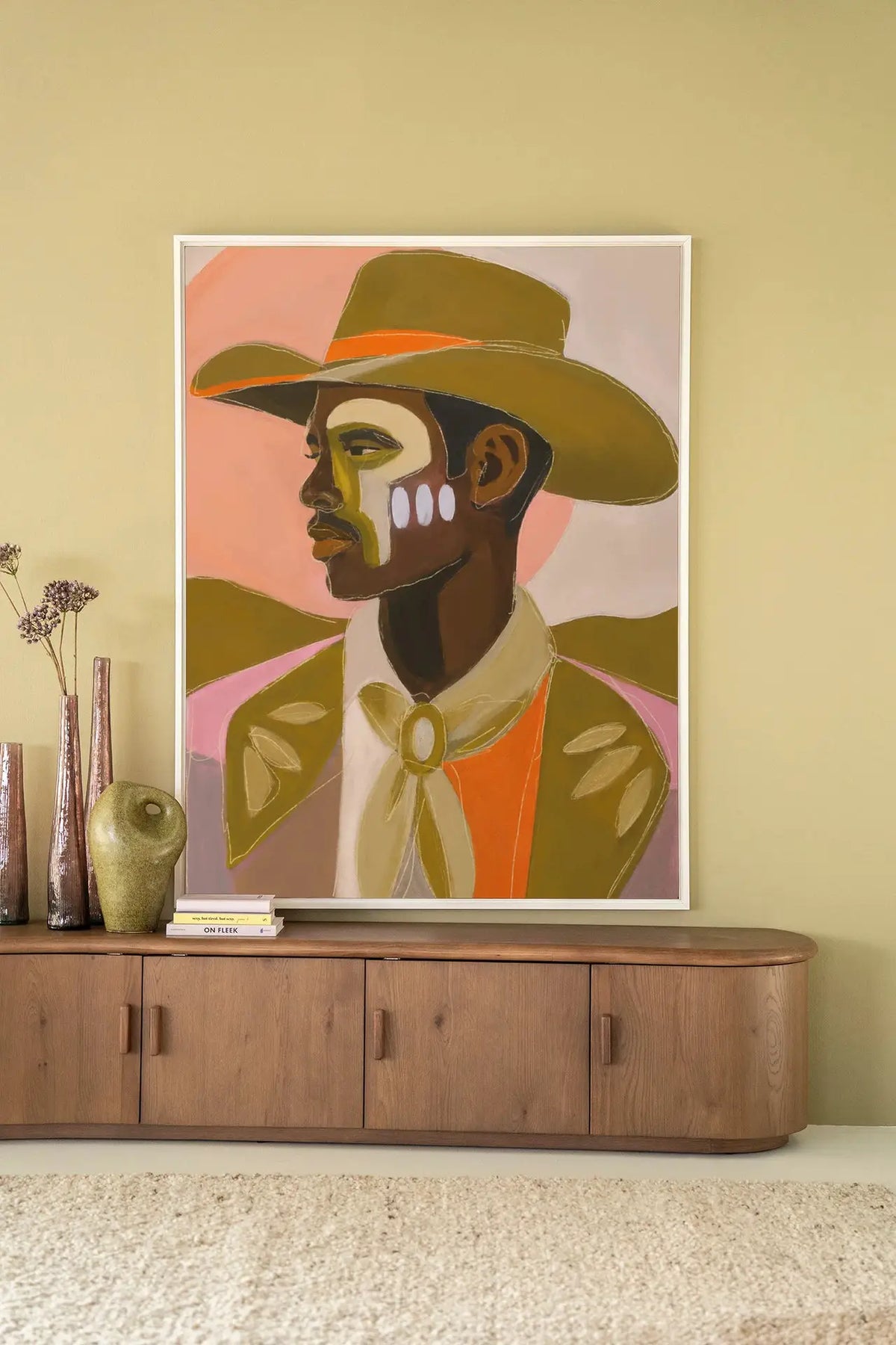 Western Day - Moderne Wanddecoratie | Artprint, Glass Art & Wandkleed by Urban Cotton