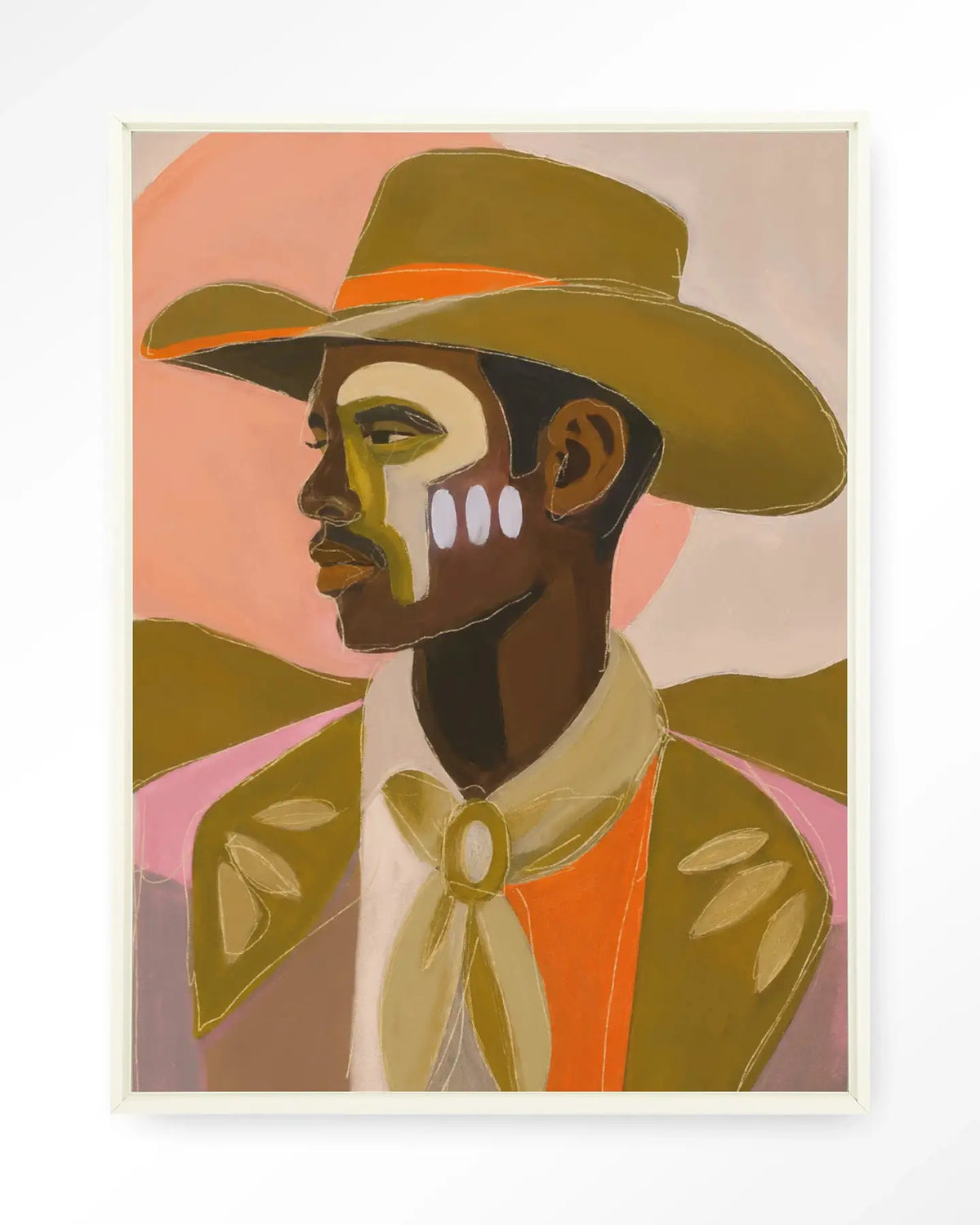 Western Day - Moderne Wanddecoratie | Artprint, Glass Art & Wandkleed by Urban Cotton