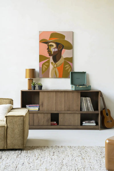 Western Day - Moderne Wanddecoratie | Artprint, Glass Art & Wandkleed by Urban Cotton