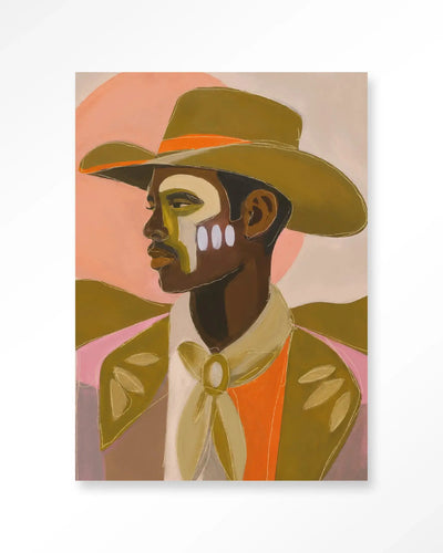 Western Day - Moderne Wanddecoratie | Artprint, Glass Art & Wandkleed by Urban Cotton
