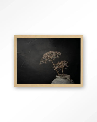 Hogweed Serenity - Moderne Wanddecoratie | Artprint, Glass Art & Wandkleed by Urban Cotton