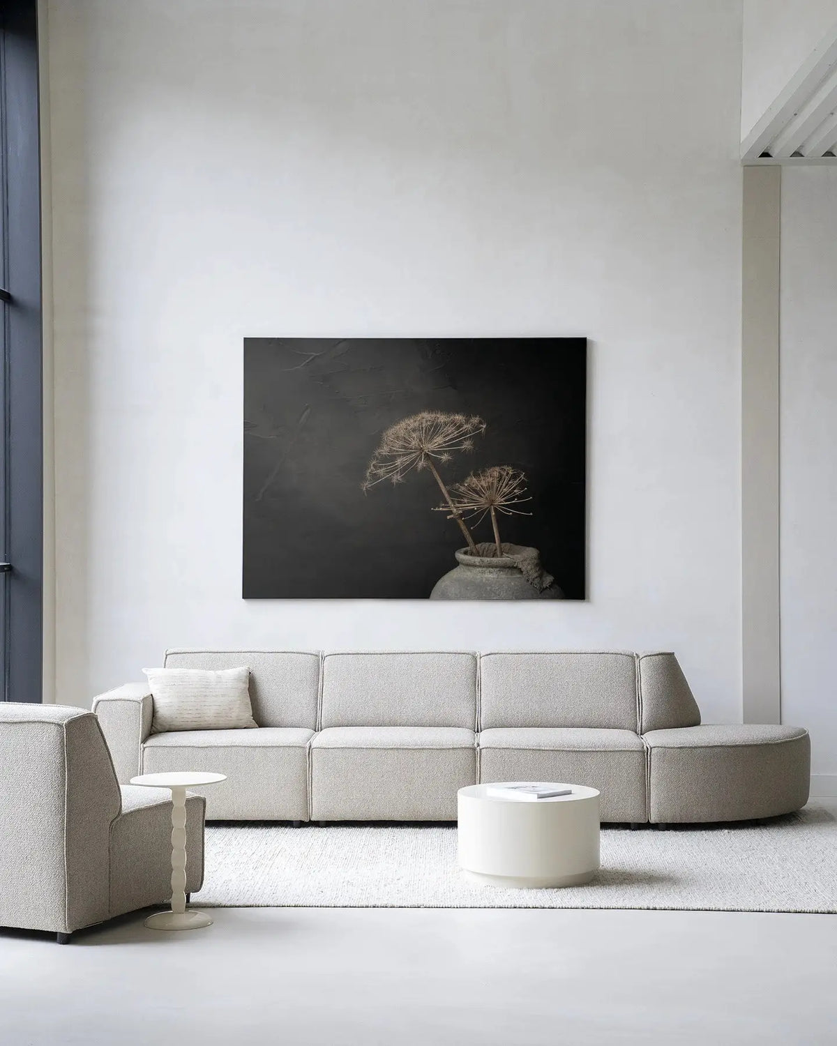 Hogweed Serenity - Moderne Wanddecoratie | Artprint, Glass Art & Wandkleed by Urban Cotton