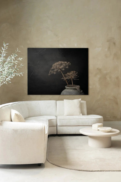 Hogweed Serenity - Moderne Wanddecoratie | Artprint, Glass Art & Wandkleed by Urban Cotton