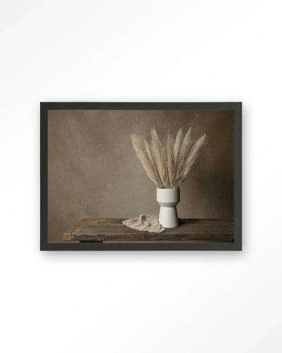 Natural Pampas Plumes - Moderne Wanddecoratie | Artprint, Glass Art & Wandkleed by Urban Cotton