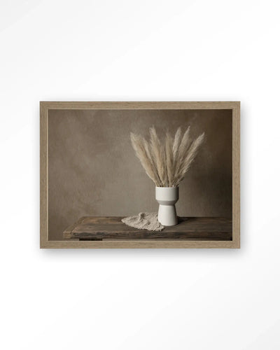Natural Pampas Plumes - Moderne Wanddecoratie | Artprint, Glass Art & Wandkleed by Urban Cotton