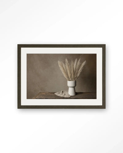 Natural Pampas Plumes - Moderne Wanddecoratie | Artprint, Glass Art & Wandkleed by Urban Cotton
