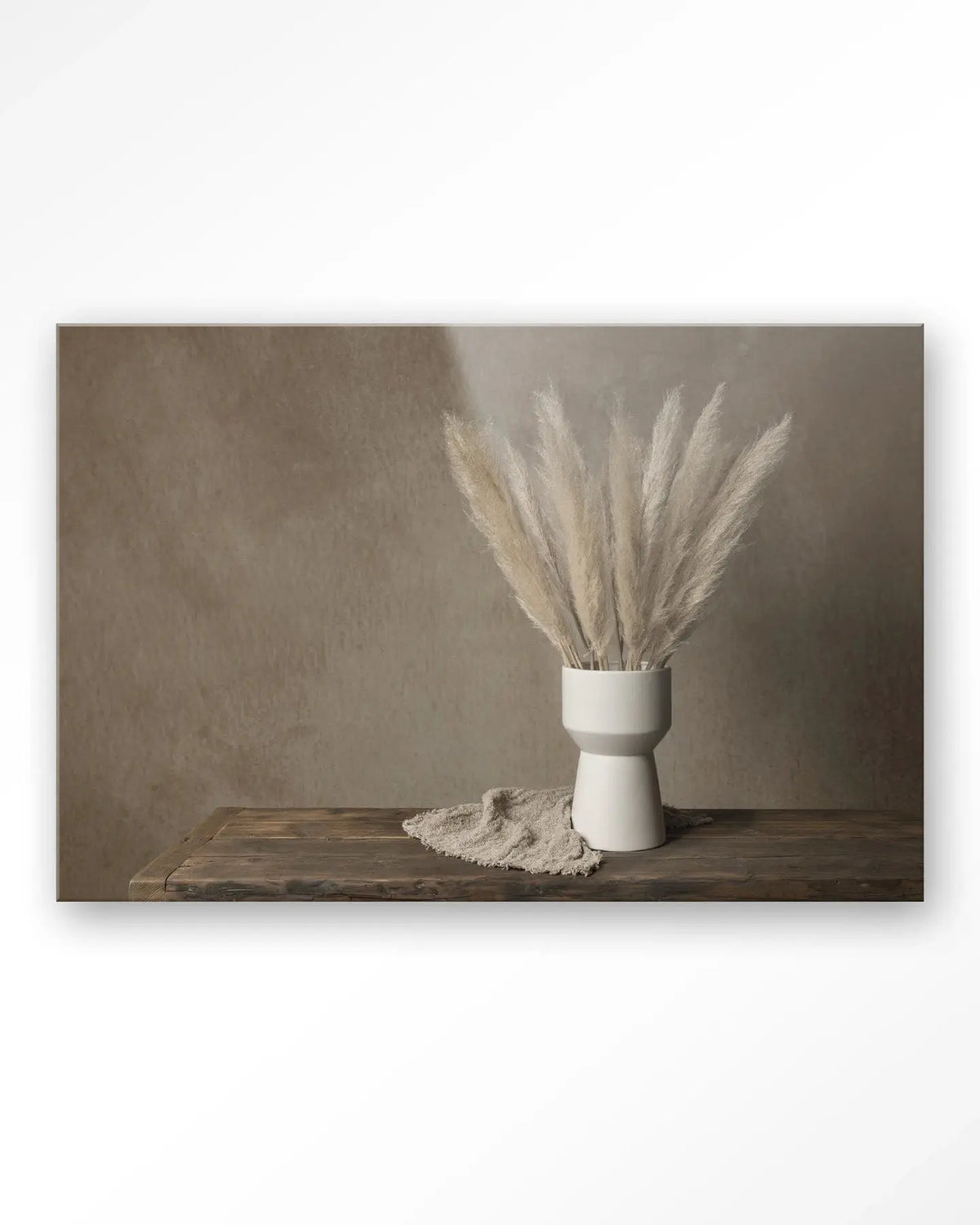 Natural Pampas Plumes - Moderne Wanddecoratie | Artprint, Glass Art & Wandkleed by Urban Cotton