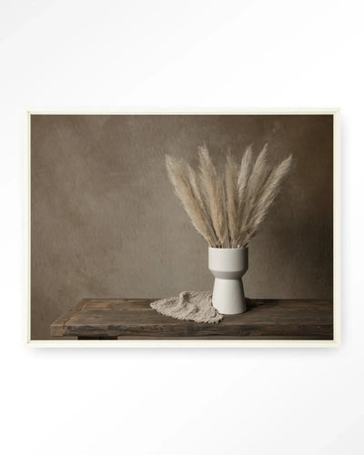 Natural Pampas Plumes - Moderne Wanddecoratie | Artprint, Glass Art & Wandkleed by Urban Cotton