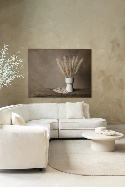 Natural Pampas Plumes - Moderne Wanddecoratie | Artprint, Glass Art & Wandkleed by Urban Cotton