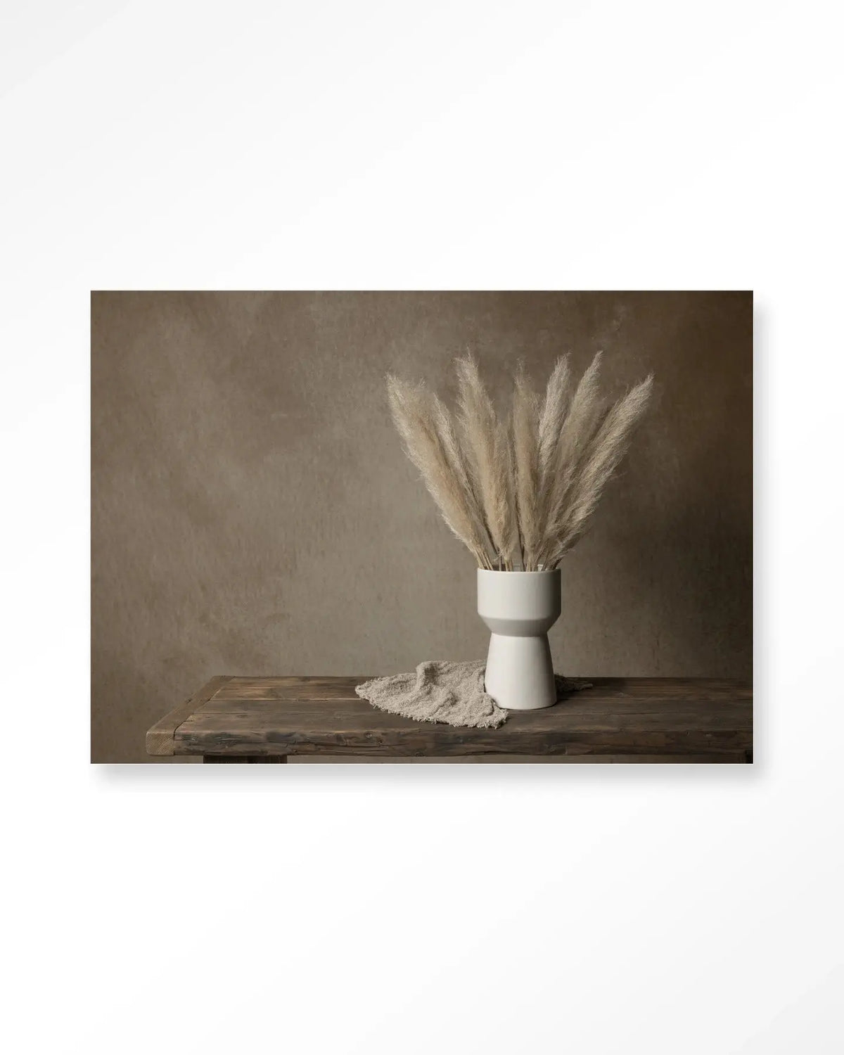 Natural Pampas Plumes - Moderne Wanddecoratie | Artprint, Glass Art & Wandkleed by Urban Cotton