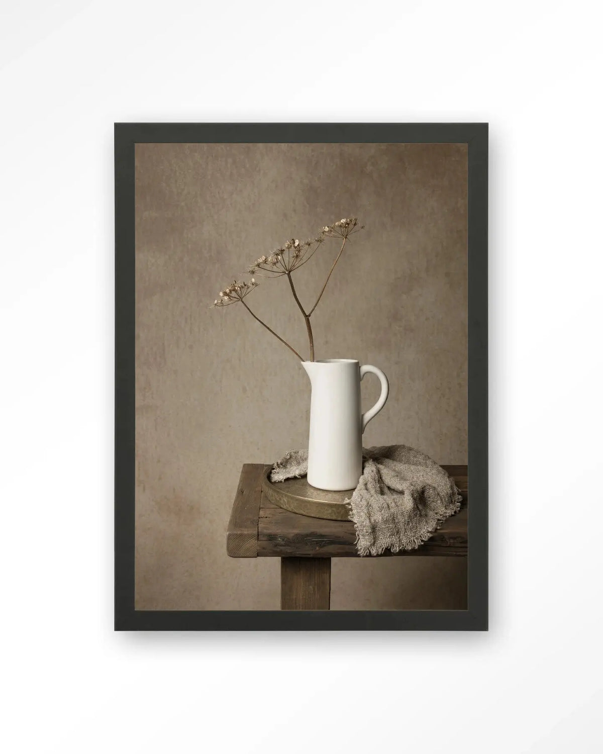 Dried Botanical Elegance - Moderne Wanddecoratie | Artprint, Glass Art & Wandkleed by Urban Cotton