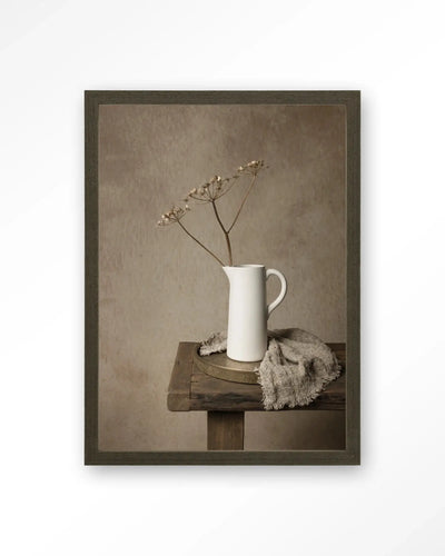 Dried Botanical Elegance - Moderne Wanddecoratie | Artprint, Glass Art & Wandkleed by Urban Cotton