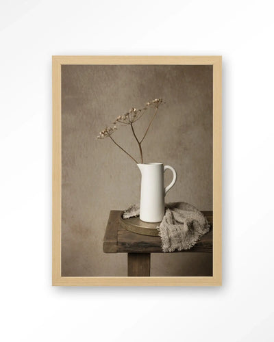 Dried Botanical Elegance - Moderne Wanddecoratie | Artprint, Glass Art & Wandkleed by Urban Cotton