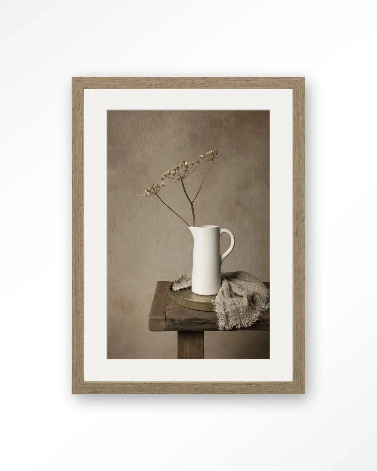 Dried Botanical Elegance - Moderne Wanddecoratie | Artprint, Glass Art & Wandkleed by Urban Cotton