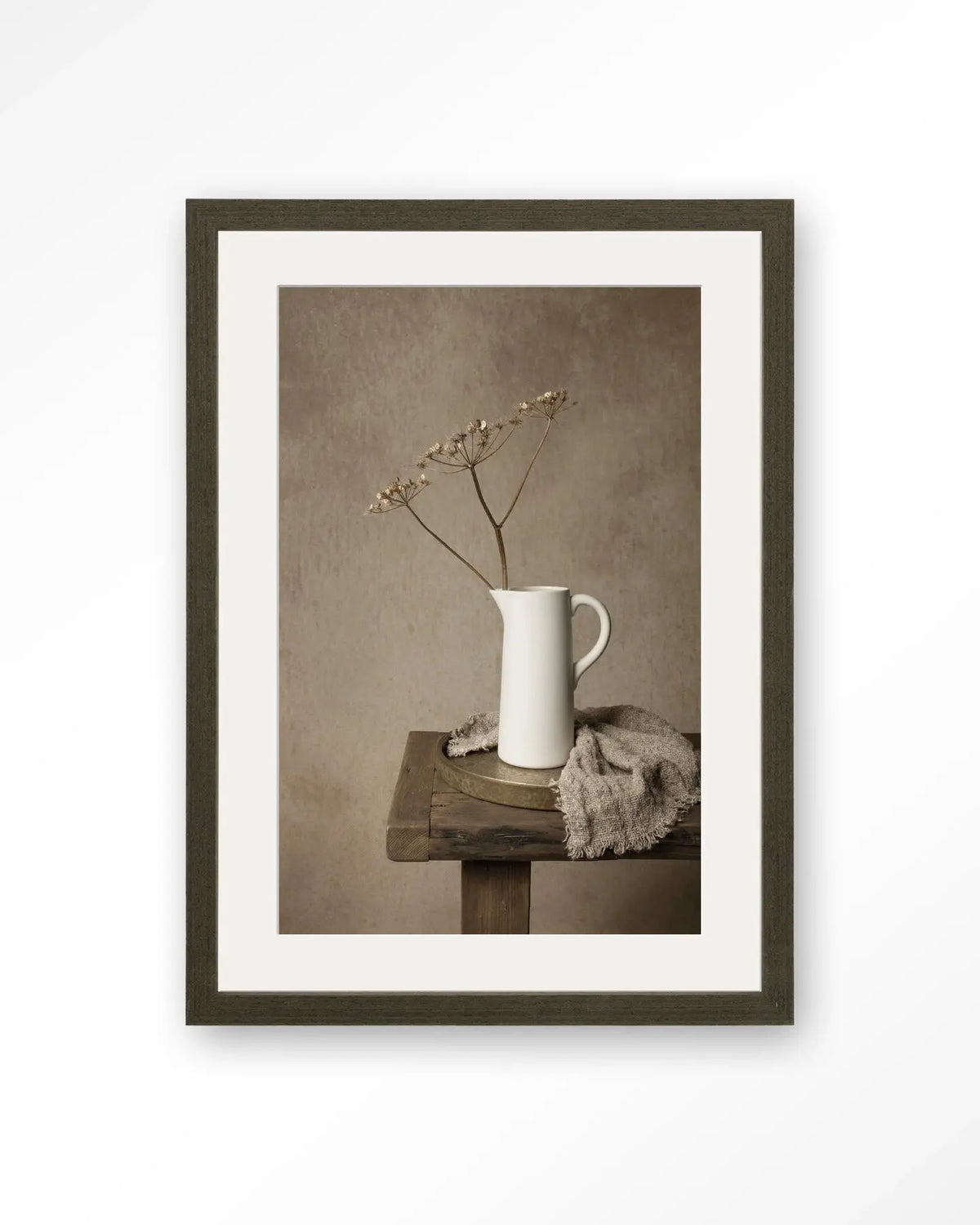 Dried Botanical Elegance - Moderne Wanddecoratie | Artprint, Glass Art & Wandkleed by Urban Cotton