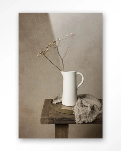 Dried Botanical Elegance - Moderne Wanddecoratie | Artprint, Glass Art & Wandkleed by Urban Cotton