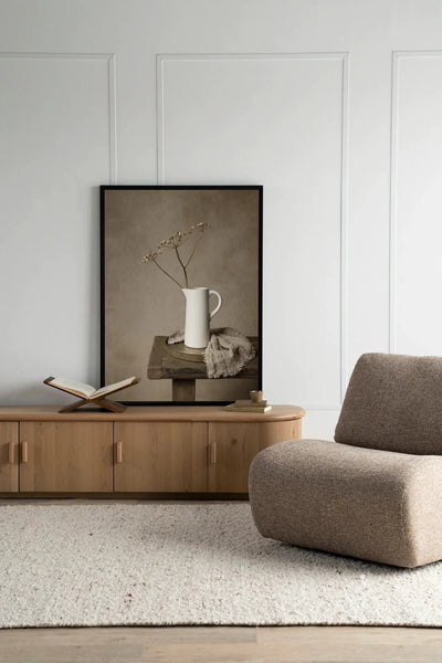 Dried Botanical Elegance - Moderne Wanddecoratie | Artprint, Glass Art & Wandkleed by Urban Cotton