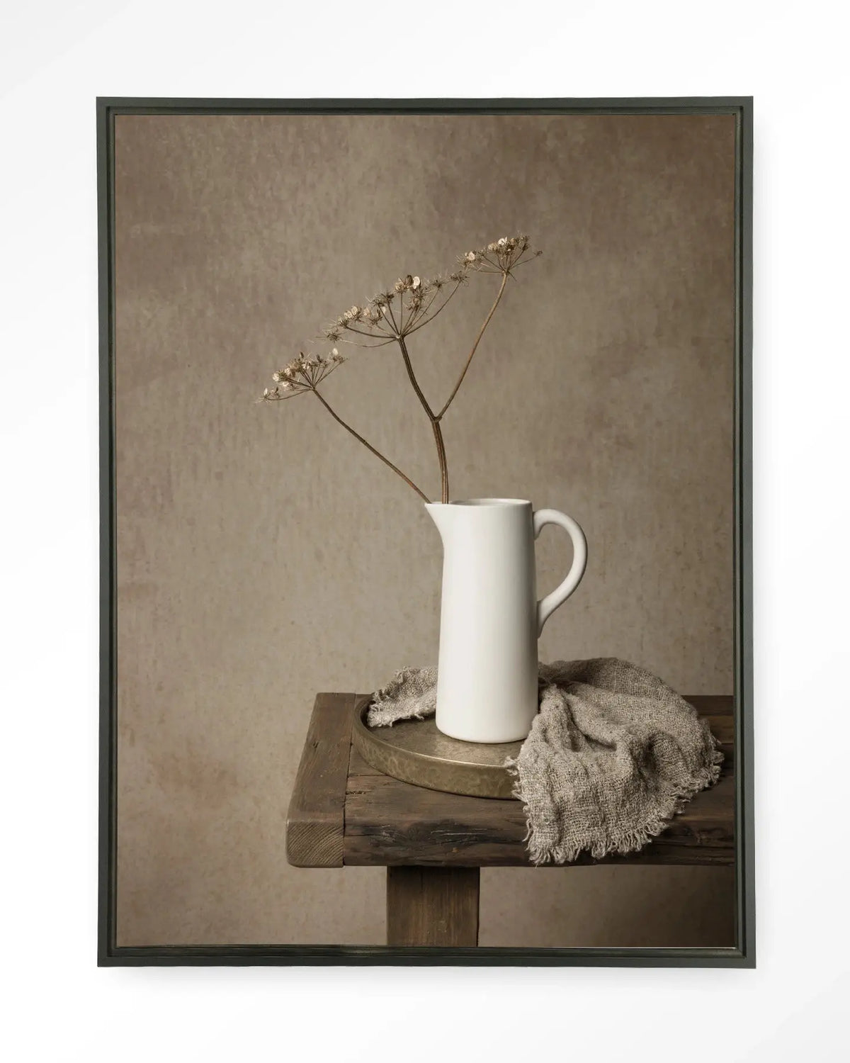 Dried Botanical Elegance - Moderne Wanddecoratie | Artprint, Glass Art & Wandkleed by Urban Cotton