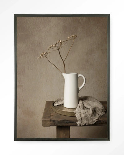 Dried Botanical Elegance - Moderne Wanddecoratie | Artprint, Glass Art & Wandkleed by Urban Cotton
