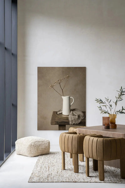 Dried Botanical Elegance - Moderne Wanddecoratie | Artprint, Glass Art & Wandkleed by Urban Cotton