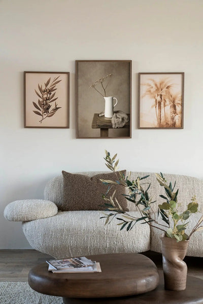 Dried Botanical Elegance - Moderne Wanddecoratie | Artprint, Glass Art & Wandkleed by Urban Cotton