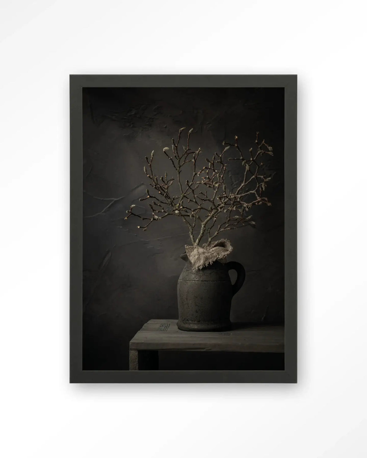 Rustic Magnolia Branch - Moderne Wanddecoratie | Artprint, Glass Art & Wandkleed by Urban Cotton